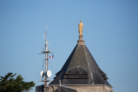 Sémaphore de Fécamp et chapelle ND du Salut, Seine-Maritime