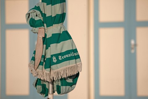 Trouville sur Mer, cabines de bains et parasols
