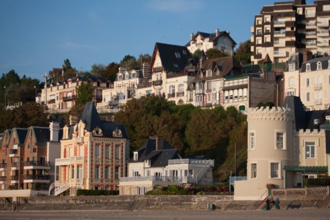 Trouville sur Mer, villas du front de mer