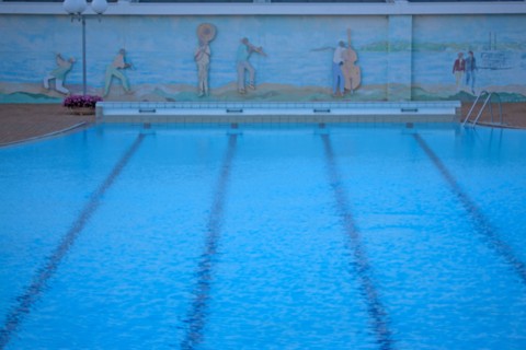 Trouville sur Mer, piscine extérieure