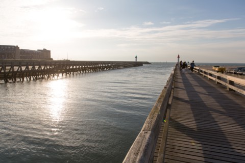 Trouville sur Mer, la jetée