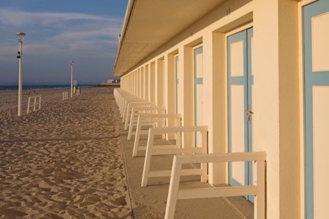 Trouville sur Mer, cabines de bains