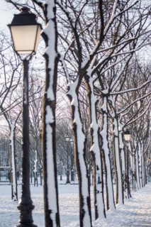 Paris under the snow, February 2018