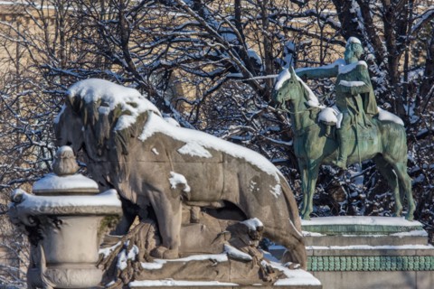 Paris under the snow, February 2018