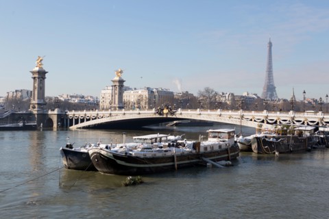 Paris under the snow, February 2018