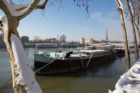 Paris sous la neige, février 2018
