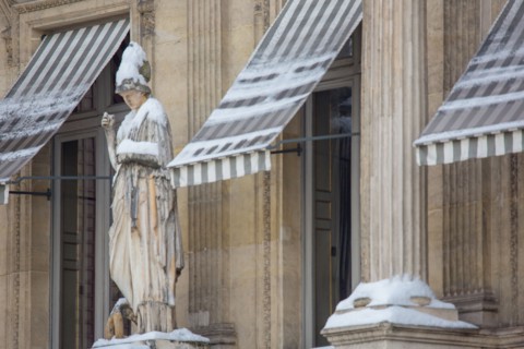 Paris under the snow, February 2018