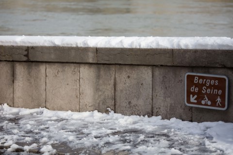 Paris under the snow, February 2018
