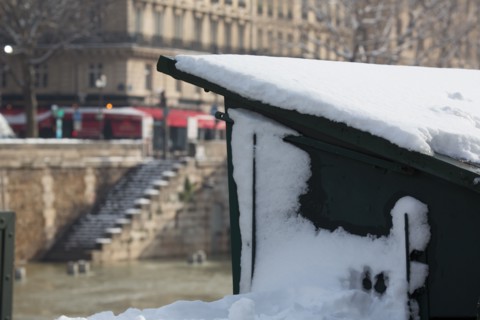 Paris under the snow, February 2018