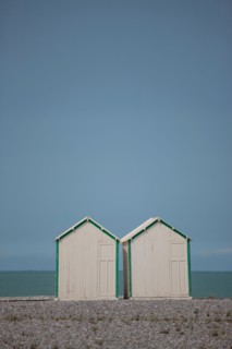 Cayeux-Sur-Mer (Baie de Somme, France), cabines de plage
