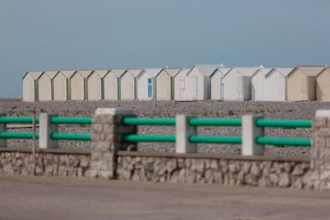 Cayeux-Sur-Mer (Baie de Somme, France), cabines de plage
