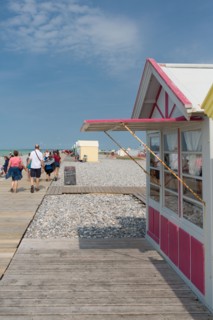 Cayeux-Sur-Mer (Baie de Somme, France), cabines de plage