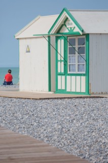 Cayeux-Sur-Mer (Baie de Somme, France), cabines de plage