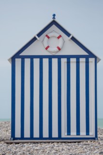Cayeux-Sur-Mer (Baie de Somme, France), cabines de plage