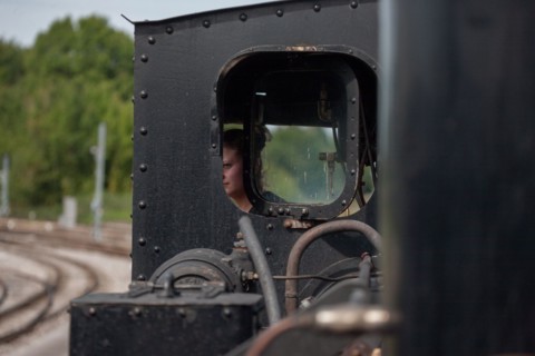 Le Crotoy (Baie de Somme, France), train touristique à vapeur