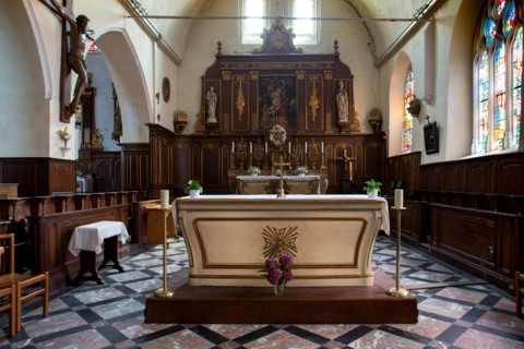 Saint-Valery-sur-Somme (Baie de Somme, France), église Saint-Martin