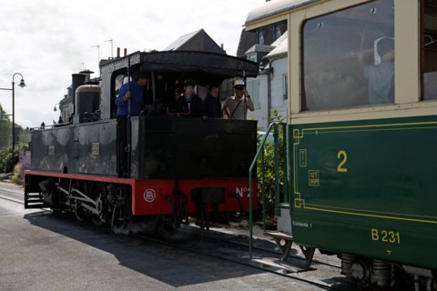 Trackless train in Le Crotoy