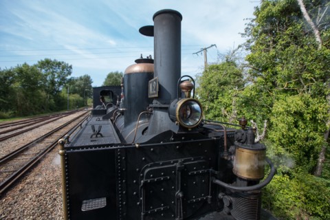 Trackless train in Le Crotoy