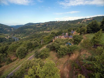 Panorama over the Regional nature park of Grands Causses