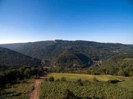 Panorama over the Regional nature park of Grands Causses