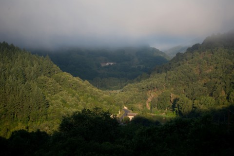 Morning haze over the Gorges du Tarn