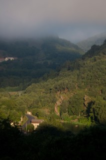 Morning haze over the Gorges du Tarn