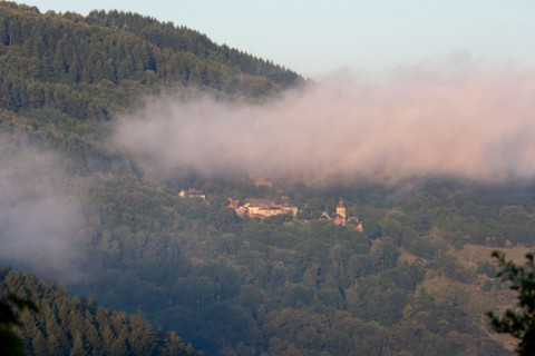 Morning haze over the Gorges du Tarn