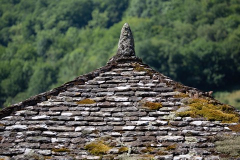 Detail of slate roof