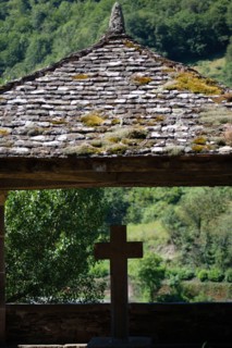 Detail of slate roof