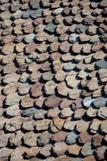 Detail of slate roof