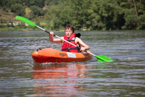 Kayaking on the Tarn river