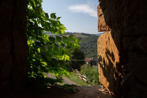 Window of a holiday cottage