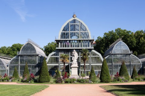Lyon, Parc de la Tête d'Or, greenhouses