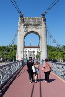 Lyon, Passerelle du Collège, le Rhône