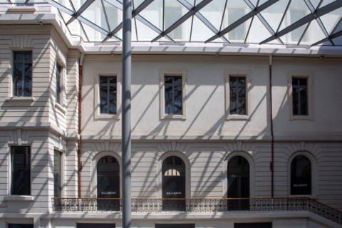 Lyon, Hôtel Dieu rénové en juillet 2018, verrière