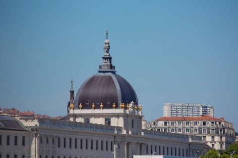 Lyon, dôme de l'Hôtel Dieu