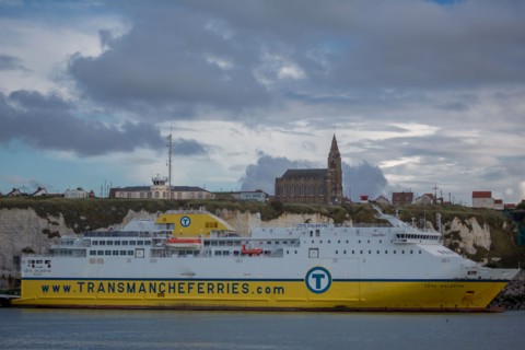 Dieppe, ferry Seven Sisters de Transmanche Ferries