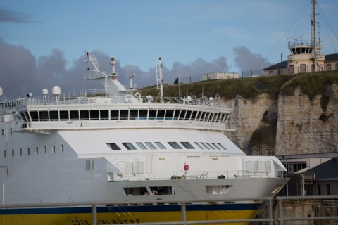 Dieppe, ferry Seven Sisters de Transmanche Ferries