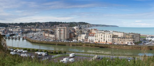 Harbour and quays in Dieppe