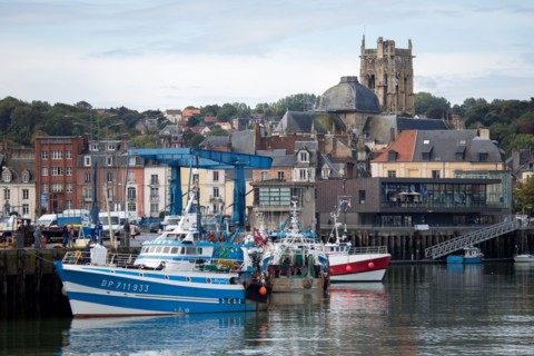 Dieppe, port depuis le Quai du Carénage
