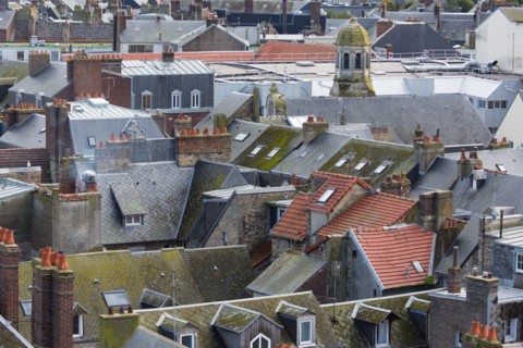 Dieppe, au dessus des toits