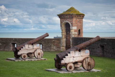 Dieppe, castle terraces