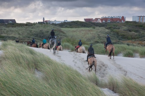 Le Touquet Paris Plage, cavaliers sur la plage