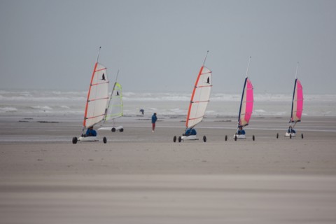 Le Touquet Paris Plage, sand yacht on the beach