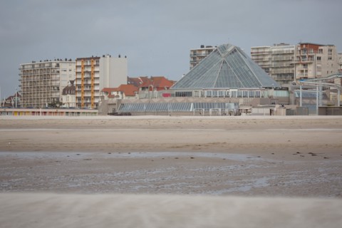 Le Touquet Paris Plage, wind that moves fine sand