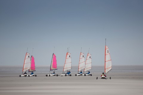 Le Touquet Paris Plage, sand yacht on the beach