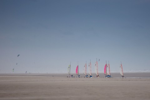 Le Touquet Paris Plage, char à voile sur la plage