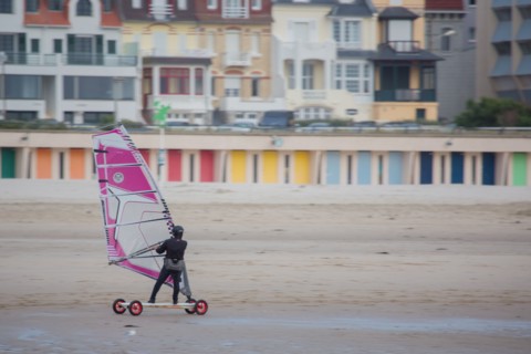 Le Touquet Paris Plage, speedsail sur la plage
