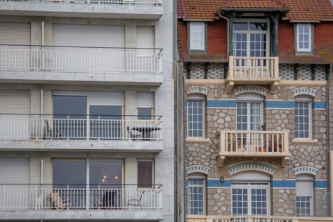 Le Touquet Paris Plage, diversité stylistique des deux façades du front de mer