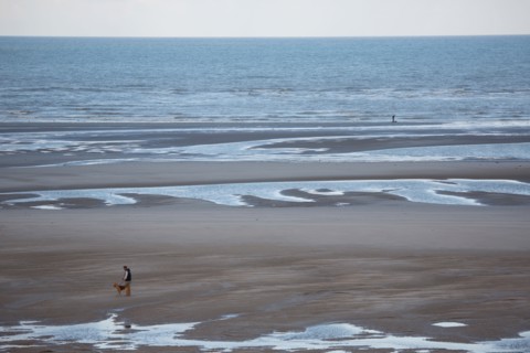 Le Touquet Paris Plage, the beach at low tide